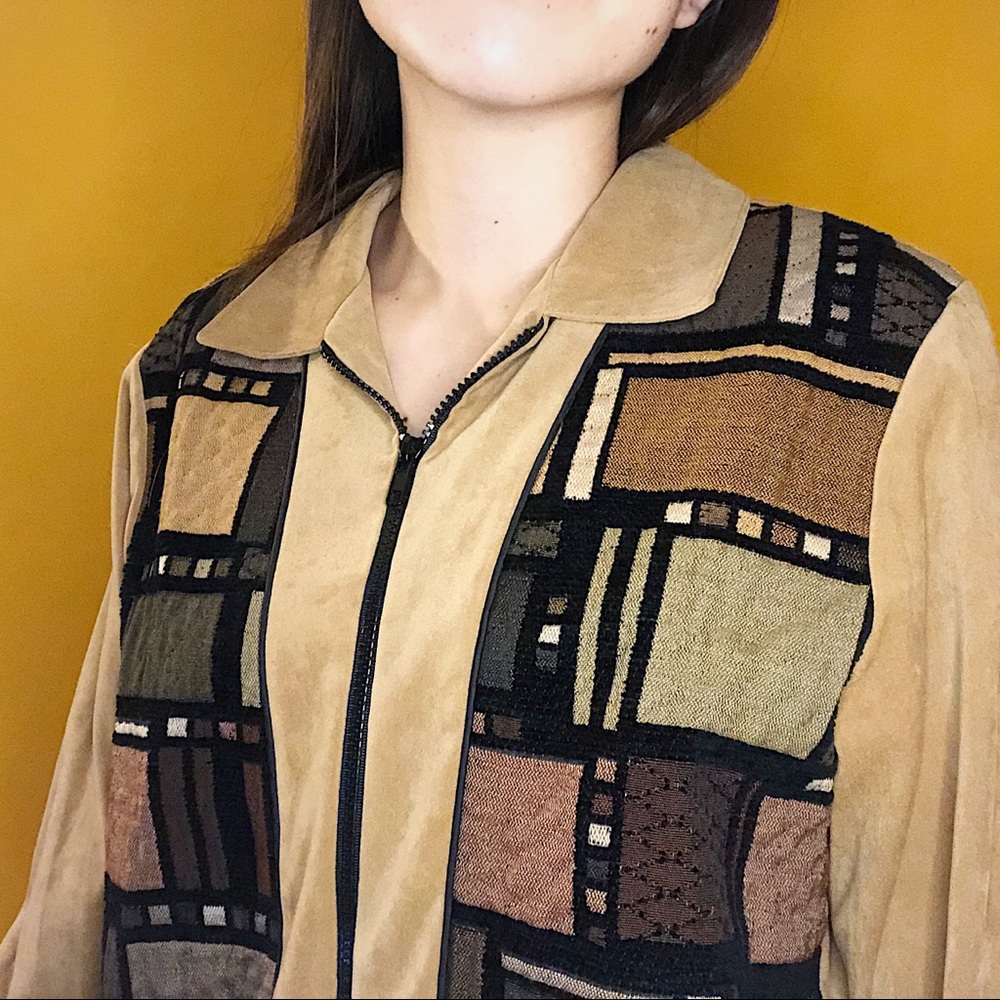 Lilly of California | Patchwork Jacket | Size M - Picture 2 of 5